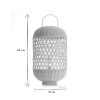 Luminaire Miliboo | Lampe De Sol En Rotin Naturel H63 Cm Moorea