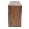 Rangement Miliboo | Buffet Design En Bois Fonc Noyer 3 Portes 3 Tiroirs L160 Cm Jako