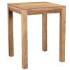 Table Miliboo | Table De Bar Haute Extensible Carr E En Bois Massif L80-135 Cm Balto