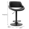 Chaise & Tabouret Miliboo Tabouret De Bar | Tabouret De Bar Design R Glable Bois Et M Tal Noir Clash