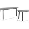 Table Miliboo | Tables Basses Gigognes Scandinaves Bois Fonc Noyer (Lot De 2) Artik