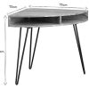 Bureau Miliboo Bureau Design | Bureau D'Angle Avec Rangements Bois Massif Et M Tal Noir L75 Cm Gosby