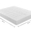 Chambre Miliboo | Matelas 160X200 Cm Ressorts Ensach S Avec Accueil Mousse M Moire De Forme 25 Cm Ben