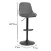 Chaise & Tabouret Miliboo Tabouret De Bar | Tabourets De Bar Design R Glables Velours Rouge Tomette (Lot De 2) Holo