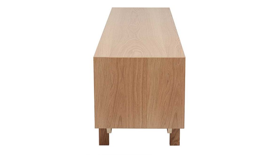 Rangement Miliboo Meuble Tv Design | Meuble Tv Scandinave Bois Clair Ch Ne 2 Portes 2 Tiroirs L180Cm Sid