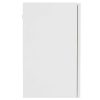 Bureau Miliboo | Rangement Mural Ferm Carr Finition Blanc Laqu Brillant L55 Cm Eternel