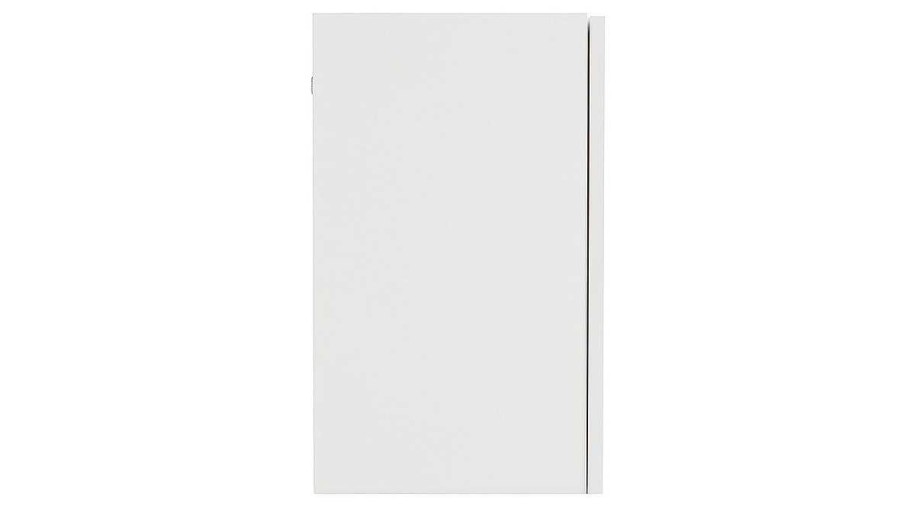 Bureau Miliboo | Rangement Mural Ferm Carr Finition Blanc Laqu Brillant L55 Cm Eternel