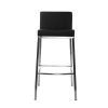 Chaise & Tabouret Miliboo Tabouret De Bar | Tabourets De Bar Design Noirs H66 Cm (Lot De 2) Epsilon