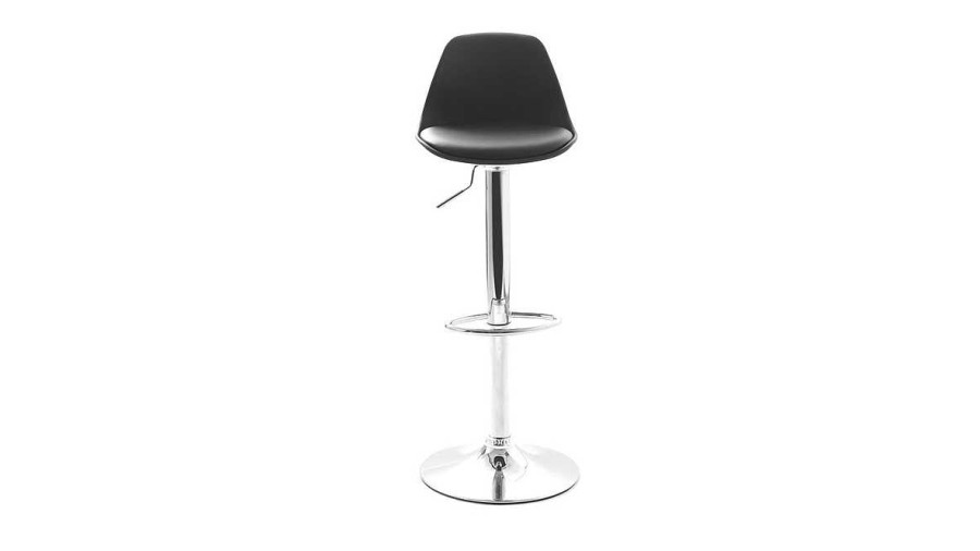 Chaise & Tabouret Miliboo Tabouret De Bar | Lot De 2 Tabourets De Bar Design Noirs Steevy