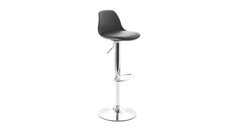 Chaise & Tabouret Miliboo Tabouret De Bar | Lot De 2 Tabourets De Bar Design Noirs Steevy