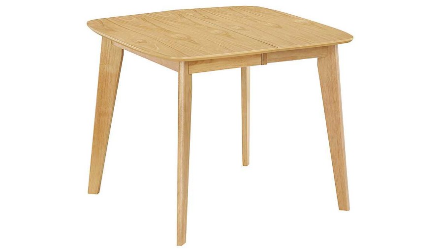 Table Miliboo Table Extensible | Table Manger Extensible Scandinave Carr E Placage Ch Ne L90-130 Cm Leena