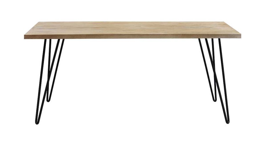 Table Miliboo Table Manger Fixe | Table Manger En Bois Manguier Massif L160 Cm Vibes