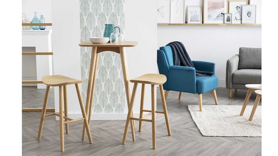 Table Miliboo | Table Haute Carr E Fr Ne Scandinave L60 Cm Baltik