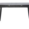 Table Miliboo Table Extensible | Table Manger Extensible Carr E En Bois Noir L90-130 Cm Nordeco