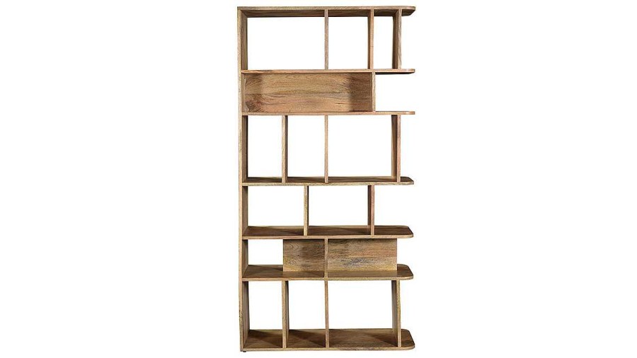 Bureau Miliboo | Biblioth Que S Parateur D'Espace En Bois Manguier Massif L88 Cm Rupah