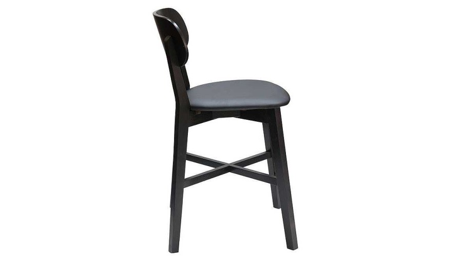 Chaise & Tabouret Miliboo Tabouret De Bar | Tabouret De Bar Noir H65 Cm Lucia