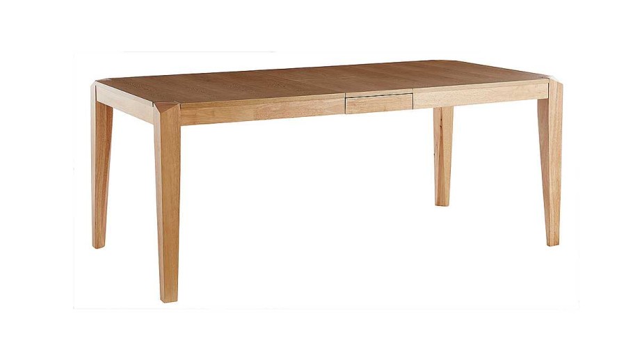 Table Miliboo Table Extensible | Table Extensible Rallonges Int Gr Es Rectangulaire En Bois Clair L150-180 Cm Bolly