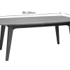 Table Miliboo Table Extensible | Table Extensible Rallonges Int Gr Es Rectangulaire En Bois Fonc Noyer L180-230 Cm Fifties