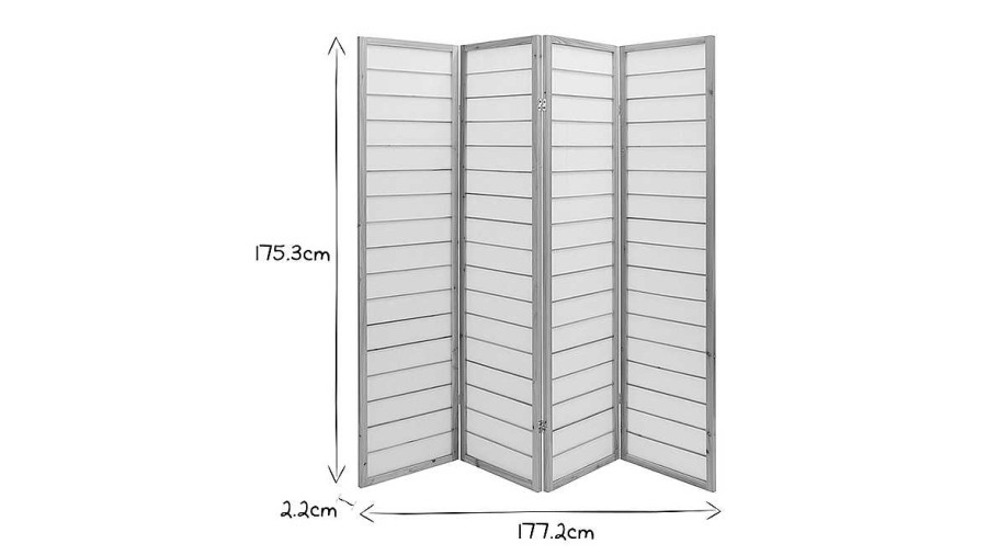 D Co Miliboo | Paravent Japonais En Bois Et Papier De Riz L177 Cm Gibon