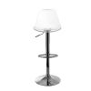 Chaise & Tabouret Miliboo Tabouret De Bar | Tabourets De Bar Design R Glables Transparents (Lot De 2) Galileo