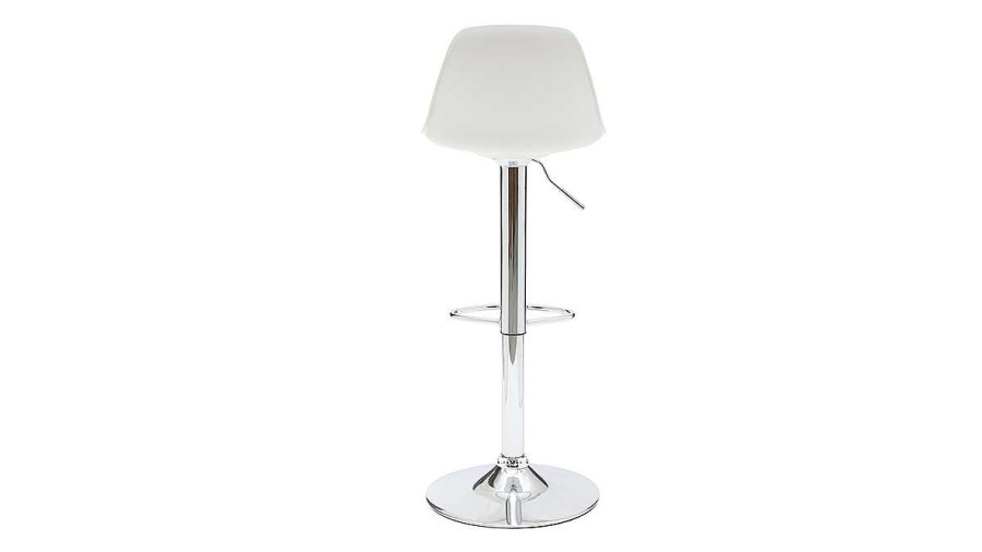 Chaise & Tabouret Miliboo Tabouret De Bar | Tabourets De Bar Design Blanc Et Noir (Lot De 2) Steevy