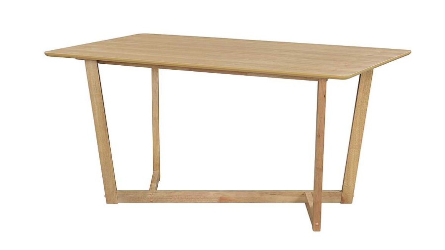 Table Miliboo Table Manger Fixe | Table Design Rectangulaire En Bois Clair L150 Cm Kouk