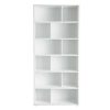 Bureau Miliboo | Biblioth Que Design Bois Blanc L92 Cm Epure