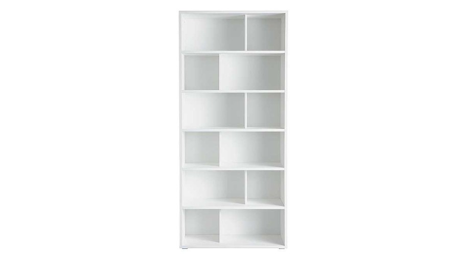 Bureau Miliboo | Biblioth Que Design Bois Blanc L92 Cm Epure