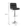 Chaise & Tabouret Miliboo Tabouret De Bar | Tabourets De Bar Design Noirs (Lot De 2) Clark