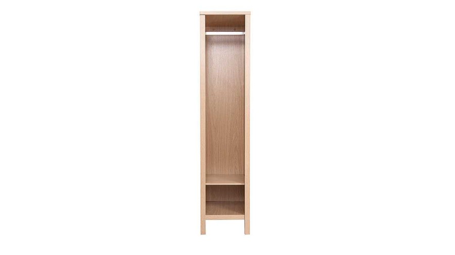 Chambre Miliboo | Armoire D'Entr E Avec Penderie Et Tag Res Finition Bois Ch Ne Clair L83 Cm Gumby