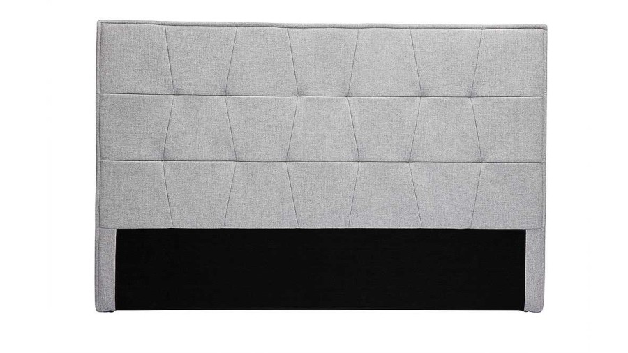 Chambre Miliboo | T Te De Lit En Tissu Gris L170 Cm Suka