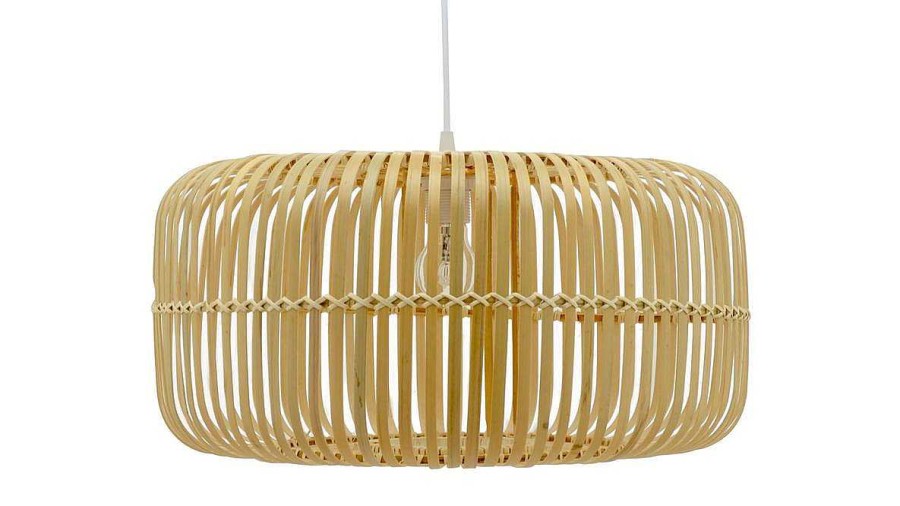 Luminaire Miliboo | Suspension En Bambou D40 Cm Hanoi