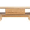 Table Miliboo | Table Basse Rectangulaire Avec Rangements Scandinave Bois Clair L120 Cm Baltik