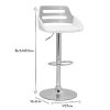 Chaise & Tabouret Miliboo Tabouret De Bar | Tabouret De Bar Relevable Design Blanc Et Ch Ne Pernik