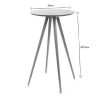 Table Miliboo | Table De Bar Ronde Scandinave Bois L60 Cm Nordeco