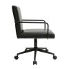 Chaise & Tabouret Miliboo | Chaise De Bureau Roulettes Noire Floki