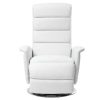 Canap & Fauteuil Miliboo Fauteuil Relax | Fauteuil Relax Manuel Blanc Nelson