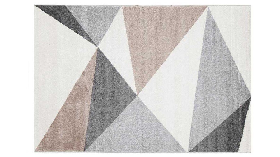 D Co Miliboo | Tapis Design Blanc, Beige Et Gris 160 X 230 Cm Tapezi