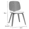 Chaise & Tabouret Miliboo Chaise Design | Chaises Scandinaves En Bois Clair Et Blanc (Lot De 2) Beck