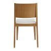 Chaise & Tabouret Miliboo Chaise Design | Chaises Scandinaves Empilables En Bois Clair Ch Ne Et Blanc (Lot De 2) Melvil