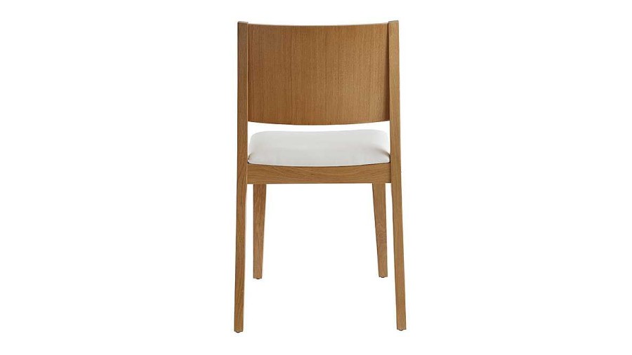 Chaise & Tabouret Miliboo Chaise Design | Chaises Scandinaves Empilables En Bois Clair Ch Ne Et Blanc (Lot De 2) Melvil