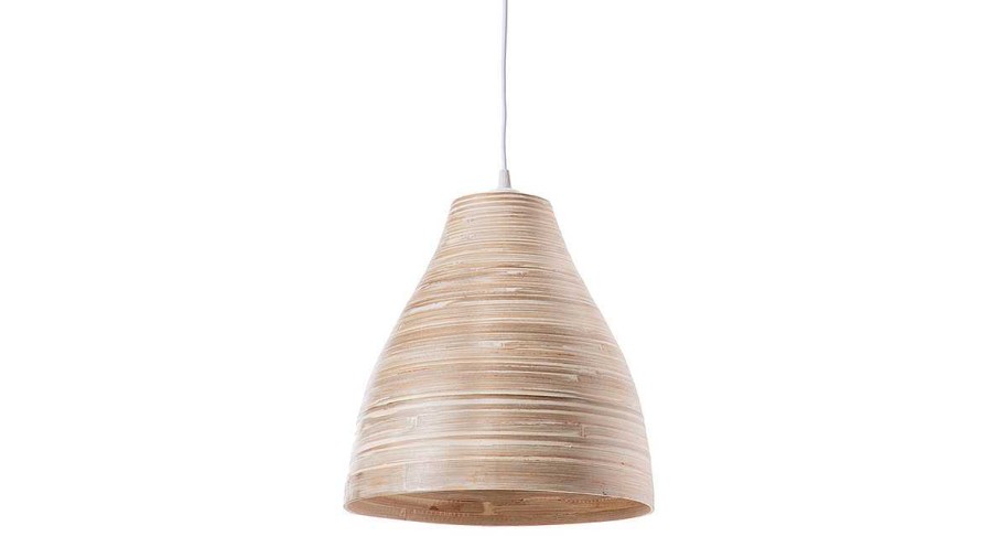 Luminaire Miliboo | Suspension En Bambou Naturel D30 Cm Selva