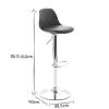 Chaise & Tabouret Miliboo Tabouret De Bar | Tabourets De Bar Design Gris Clair (Lot De 2) Steevy