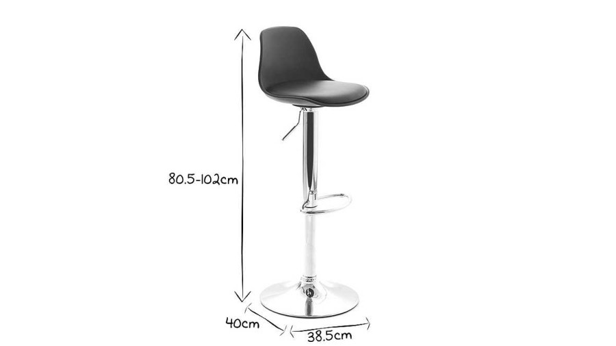 Chaise & Tabouret Miliboo Tabouret De Bar | Tabourets De Bar Design Blancs (Lot De 2) Steevy