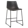 Chaise & Tabouret Miliboo Tabouret De Bar | Tabourets De Bar Design Noir H61 Cm (Lot De 2) New Rock