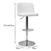 Chaise & Tabouret Miliboo Tabouret De Bar | Tabourets De Bar Design R Glables Blancs (Lot De 2) Monti