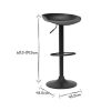 Chaise & Tabouret Miliboo Tabouret De Bar | Tabourets De Bar R Glables Design Noirs H65 Cm (Lot De 2) Pebble