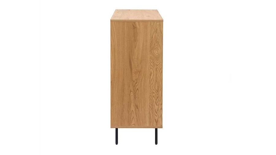 Rangement Miliboo | Commode Finition Bois Clair Ch Ne 4 Tiroirs L100 Cm Aragon