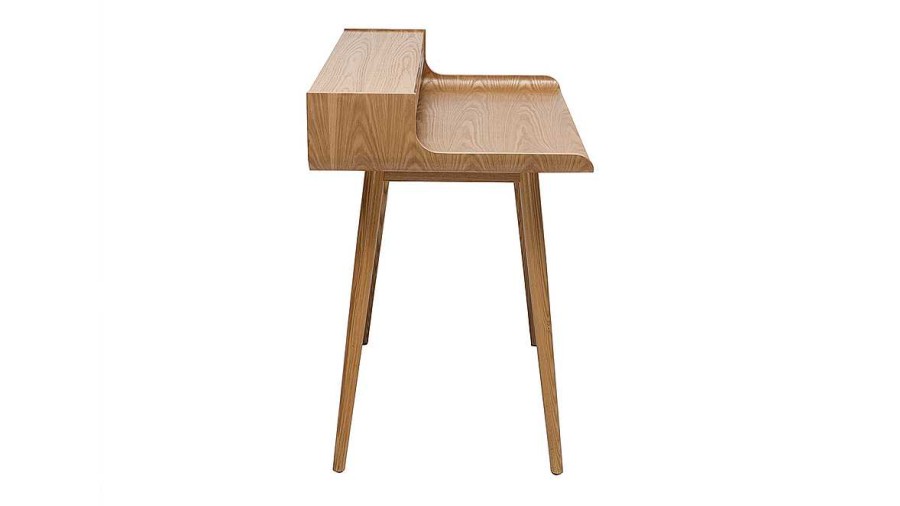 Bureau Miliboo Bureau Design | Bureau Avec Rangements Scandinave Bois Clair L110 Cm Opus