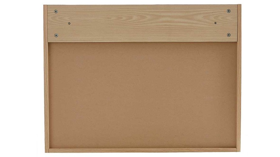 Bureau Miliboo Bureau Design | Bureau Mural Avec Rangements Scandinave Bois Clair Ch Ne L78 Cm Gabin